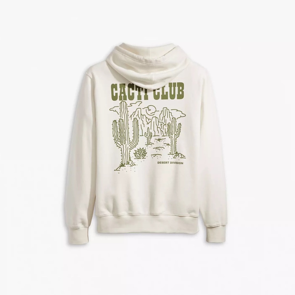 Levi’s STANDARD FIT GRAPHIC HOODIE SWEATSHIRT size L [I-13]